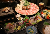 黒豚しゃぶしゃぶと水菜のはりはり鍋