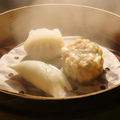 料理メニュー写真&nbsp;海老とニラの蒸し餃子