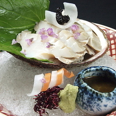 〈尾鷲〉鮑お造り