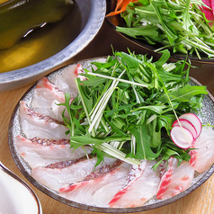 愛媛県産みかん鯛のしゃぶしゃぶ