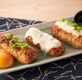 料理メニュー写真&nbsp;店自慢！鶏つくね3種盛
