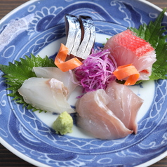 本日の地魚の盛り合わせ