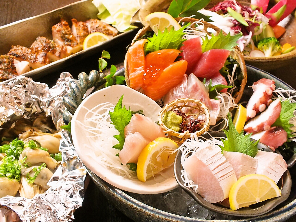 朝どれにこだわった鮮魚刺身が自慢★