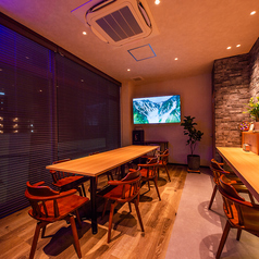 大型モニター完備！スポーツ観戦も♪