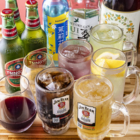 単品飲み放題もございます！2時間全ドリンク飲み放題◎
