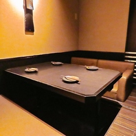 くつろげる個室をご用意