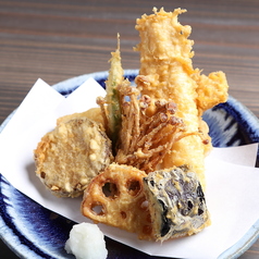 穴子と野菜の盛り(穴子2個と野菜6個)