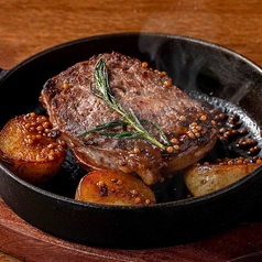 粗挽き肉のステークアッシェ メリメロ風