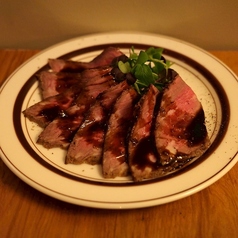 自家製ローストビーフ バルサミコソース