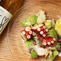 料理メニュー写真&nbsp;タコとアボカドとケールのサラダ