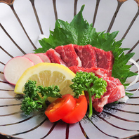 一品料理や揚げ物、肉刺しなどの定番料理も多数ご提供