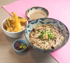 きのこあんかけうどん&ミニ丼とろろセット