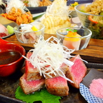 自慢のコースには、徳島の新鮮野菜や地元食材をふんだんに使用しています！