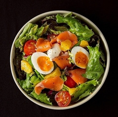 スモークサーモンの柑橘サラダ