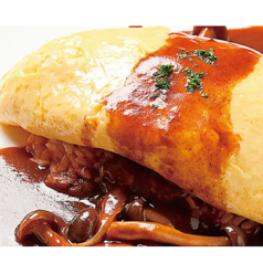 色々きのこのリゾット/ふあふあ卵のオムリゾ