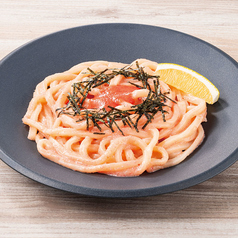 明太クリームうどん