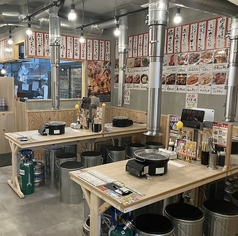 ときわ亭名物「0秒レモンサワー」は卓上のレモンサワーサーバーから座ったまま待ち時間0秒で注ぎ放題!