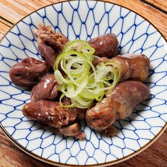 鶏ハツの炭火焼き