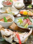 贅沢したいグルメ会、接待やお食事会に◎120分[飲放]付、旬を満喫『極コース』7900円
