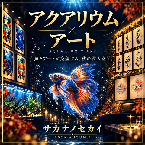 水族館も、レストランも、美術館も。ここで一度に楽しめる、秋限定の特別なひととき。
