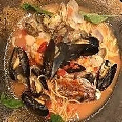 大野のセット【海の幸メインの前菜、ピザ、パスタ、ドルチェ】