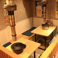 広々とした開放的な空間で大衆焼肉をお楽しみください♪　