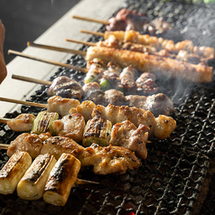 炭火でじっくり焼いた人気の串焼き♪