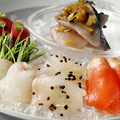 料理メニュー写真 鮮魚の五種盛り