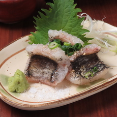 穴子の炙り刺し