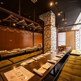 個室のプライベート空間はまわりを気にせず家族や友人達と掘りごたつ席でゆっくり食事を楽しんで頂けます。居酒屋の定番メニューから、こだわったゆず料理を堪能下さい☆