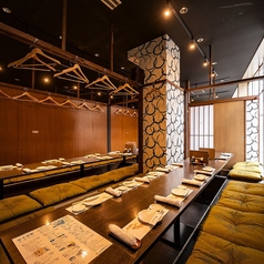 個室のプライベート空間はまわりを気にせず家族や友人達と掘りごたつ席でゆっくり食事を楽しんで頂けます。居酒屋の定番メニューから、こだわったゆず料理を堪能下さい☆