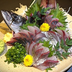 期間限定!鯵の姿造り