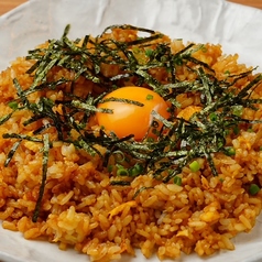 たまり醤油の黒チャーハン