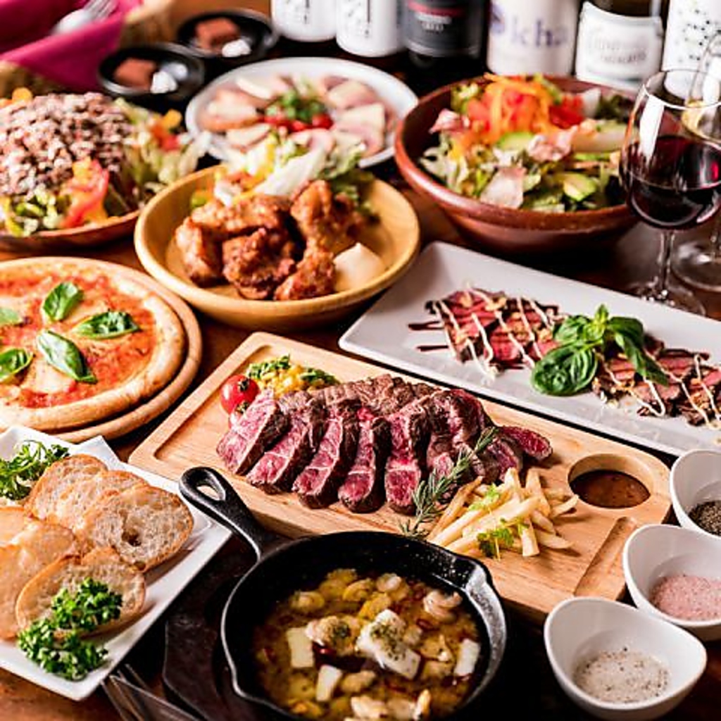 【新宿×居酒屋　食べ飲み放題あり】お洒落個室も♪シュラスコなど食べ放題★コスパ◎コース2500円～