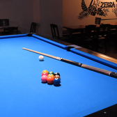 本格的なビリヤード台を完備した店内は、遊び心たっぷりで活気あふれる空間！アットホームな雰囲気で、仲間と笑顔で盛り上がれること間違いなし♪結婚式の二次会や各種パーティーに最適です！お気軽にご相談ください～