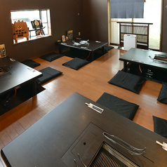 ゆったり掘りごたつ席はお子様連れも安心してお食事できます♪