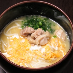 鶏だし親子うどん