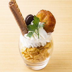 ティラミスとバニラの盛り合わせ