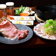 旭川ジンギスカンと北海道和牛肉ビストロユキトニクトのコース写真