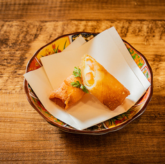 海老とカマンベールの春巻き
