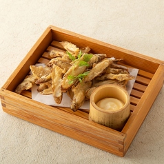 やみつきごぼう天ぷら　唐辛子塩