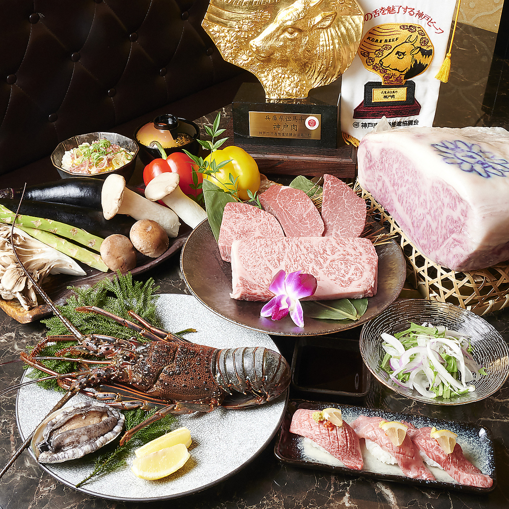 お手軽に神戸牛の味わいが楽しめるセットメニューもあり◎神戸牛スープは、深い味わいが楽しめます♪