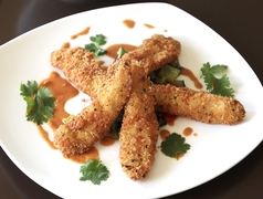 白身魚フライのカレーソース