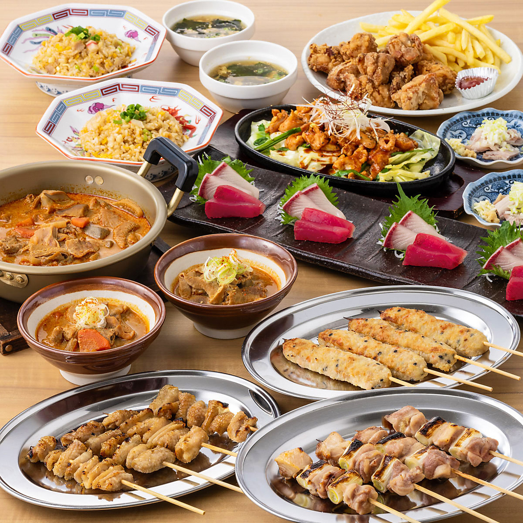 当店こだわりの料理を様々堪能できる飲み放題付きコースを各種ご用意！