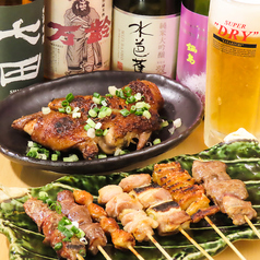 炭火やきとり 蓮のコース写真