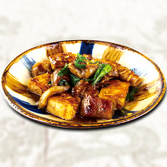 チラガーのピリ辛ちゃんぷる～（豚の顔皮）