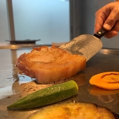 雪塩ステーキ石垣のコース写真