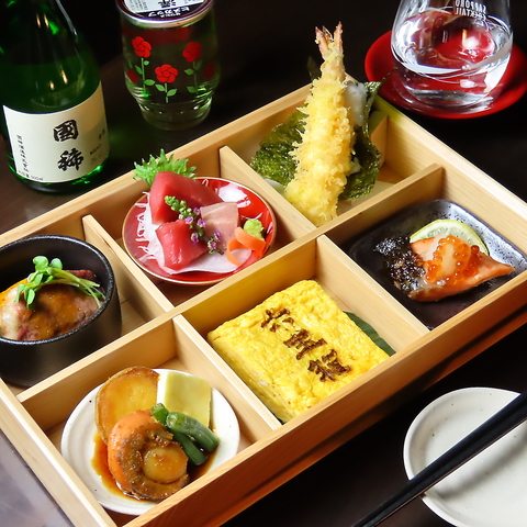 北海道食材中心の和食料理をこの一箱で。 