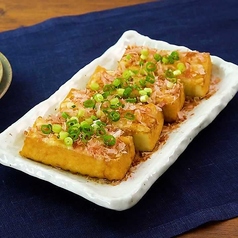 生姜醤油の厚揚げ