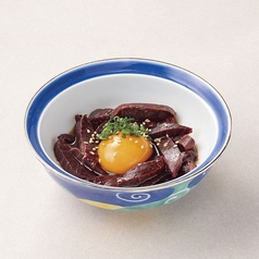 まぐろ茜身の旨辛卵